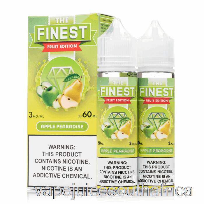 Vape Juice South Africa Apple Pearadise - The Finest Fruit Edition - 120Ml 0Mg